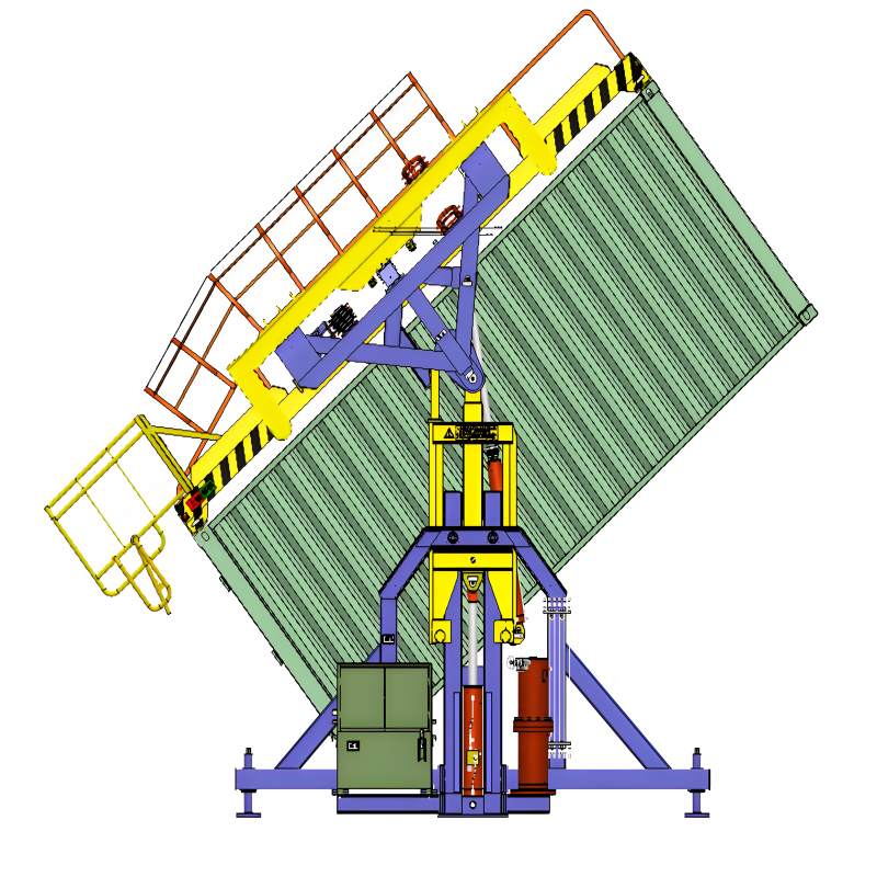 VP Series Container Tilter Animate