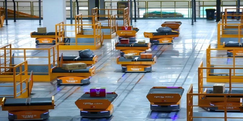 AGV Magnetic Strip Navigation1