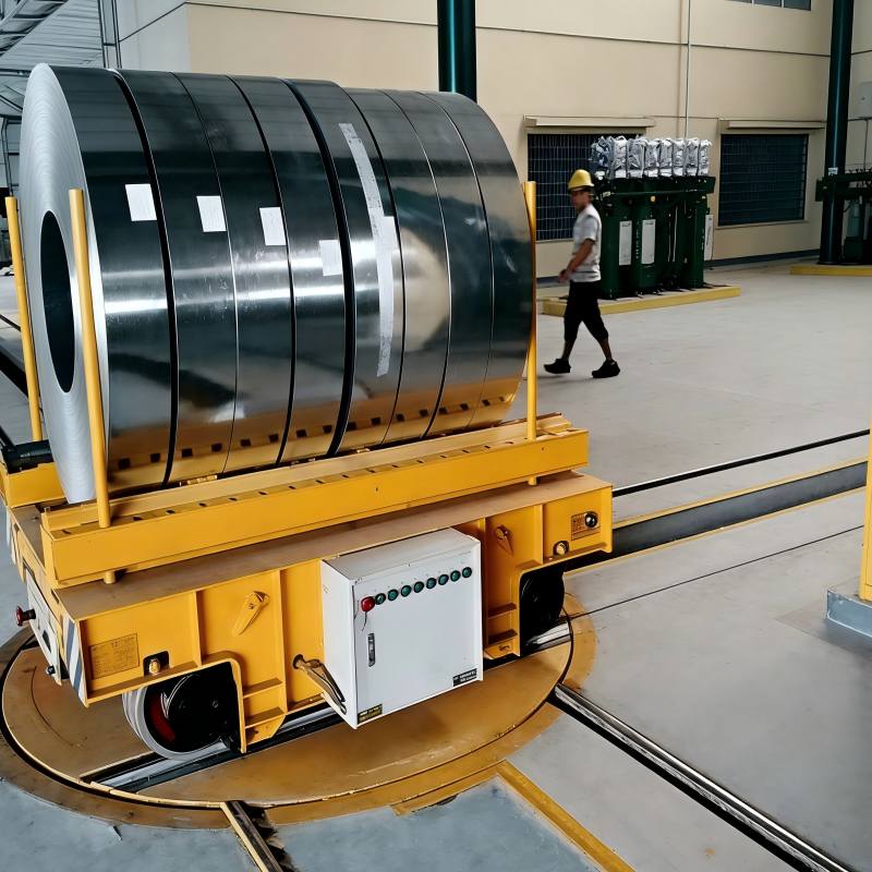 Industrial Turntable Transfer Cart
