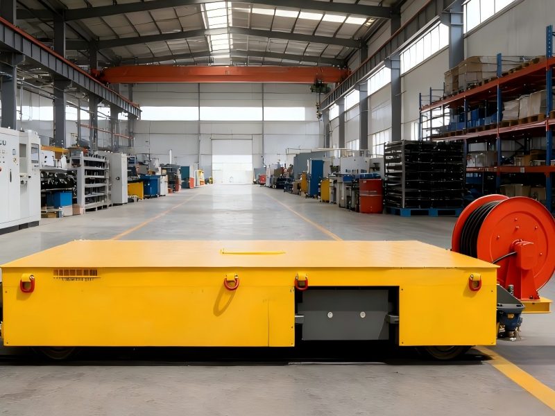 Cable-Powered Trackless Transfer Cart