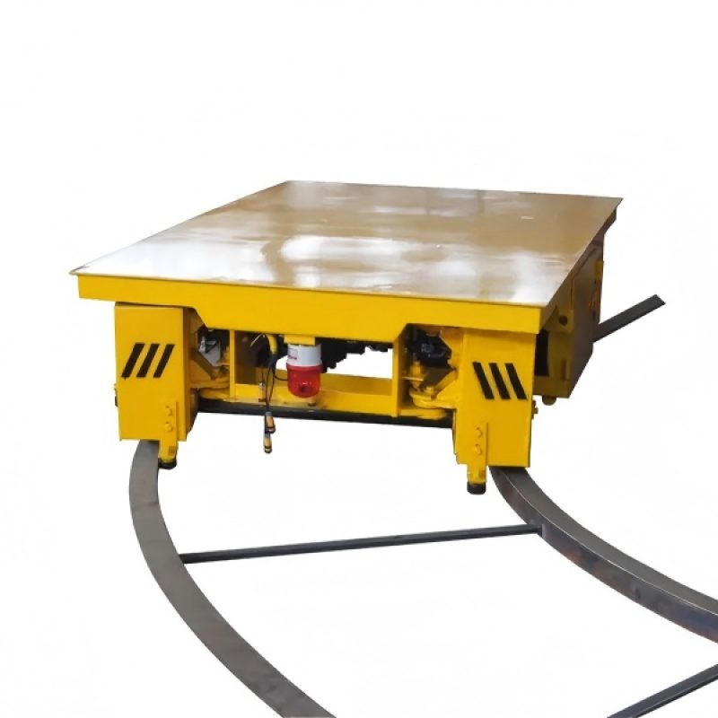 Rail-Guided Material Transfer Cart